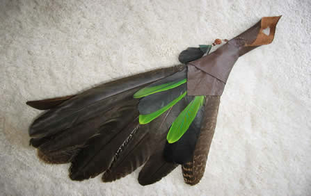 Peacock fan - private commission 2007