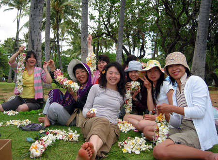 Scene from recent healing retreat -