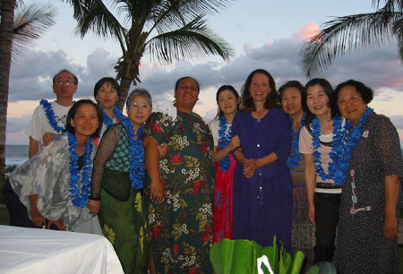Scene from recent healing retreat -