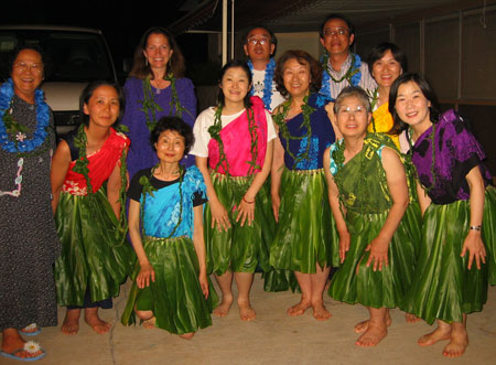 Scene from recent healing retreat -