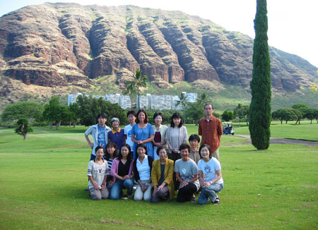 Scene from recent healing retreat -